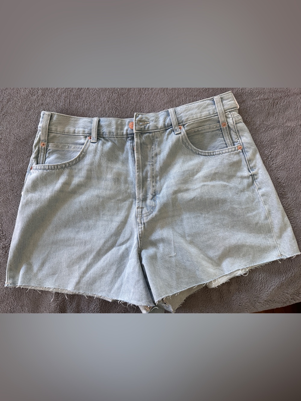 We the Free The Tippi denim shorts light blue 32” NWT